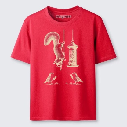 Magmoo Funny Squirrel Birds Classic T-shirt