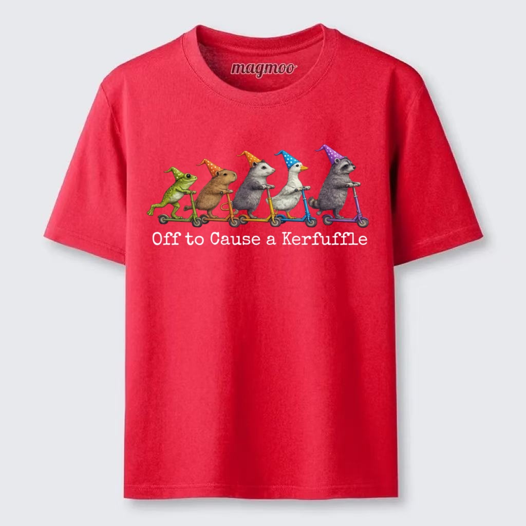 Magmoo Off To Cause A Kerfuffle Frog Classic T-shirt
