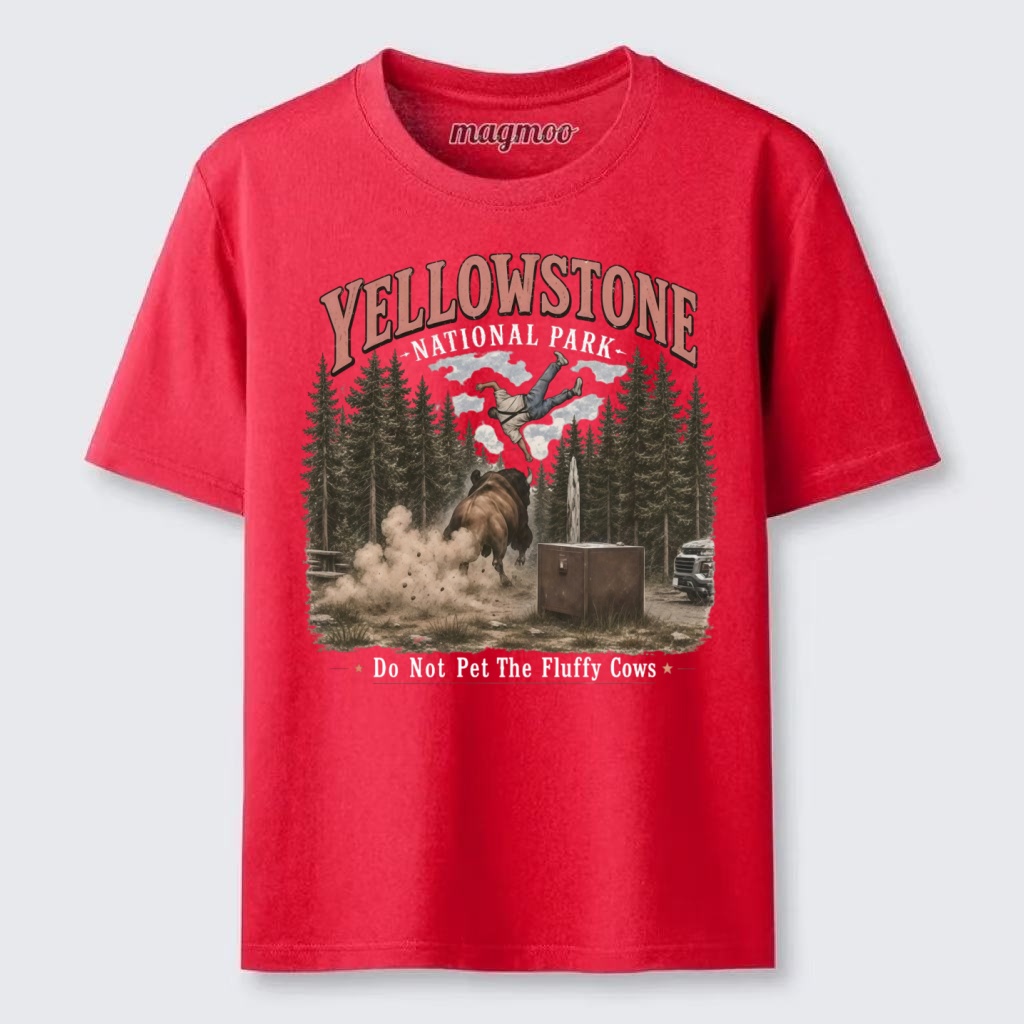 Magmoo Yellowstone Do Not Pet The Fluffy Cows Classic T-shirt