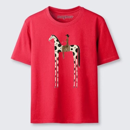 Magmoo Tall Spotted Horse Rider Classic T-shirt