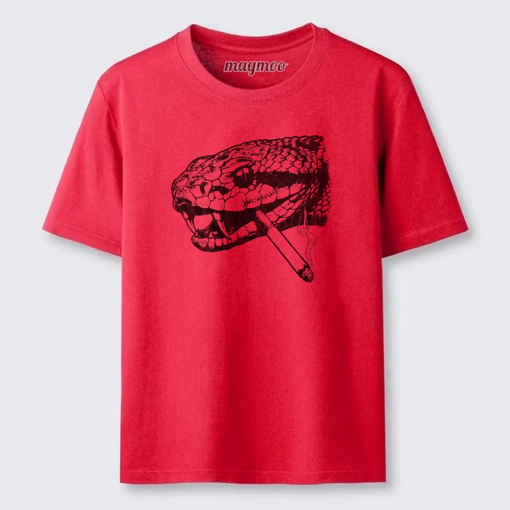 Magmoo Snake Smoke Vintage 90s Classic T-shirt