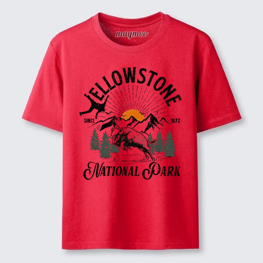 Magmoo Bison Yellowstone National Park Classic T-shirt