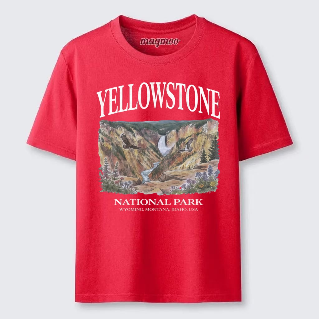 Magmoo Yellowstone National Park Vintage 90s Graphic Classic T-shirt