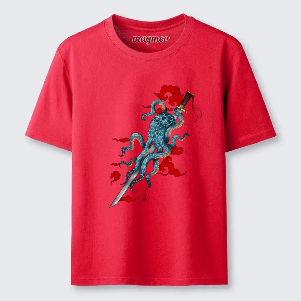 Magmoo Samurai Octopus T-shirt