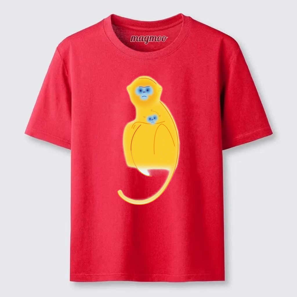Magmoo Golden Mother Baby Monkey Classic T-shirt