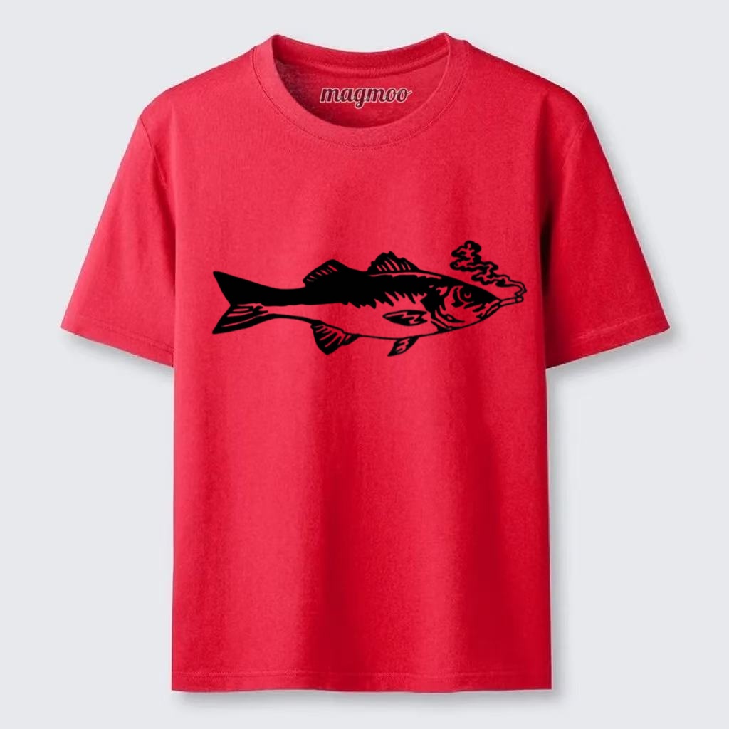 Magmoo Smoking Fish T-shirt