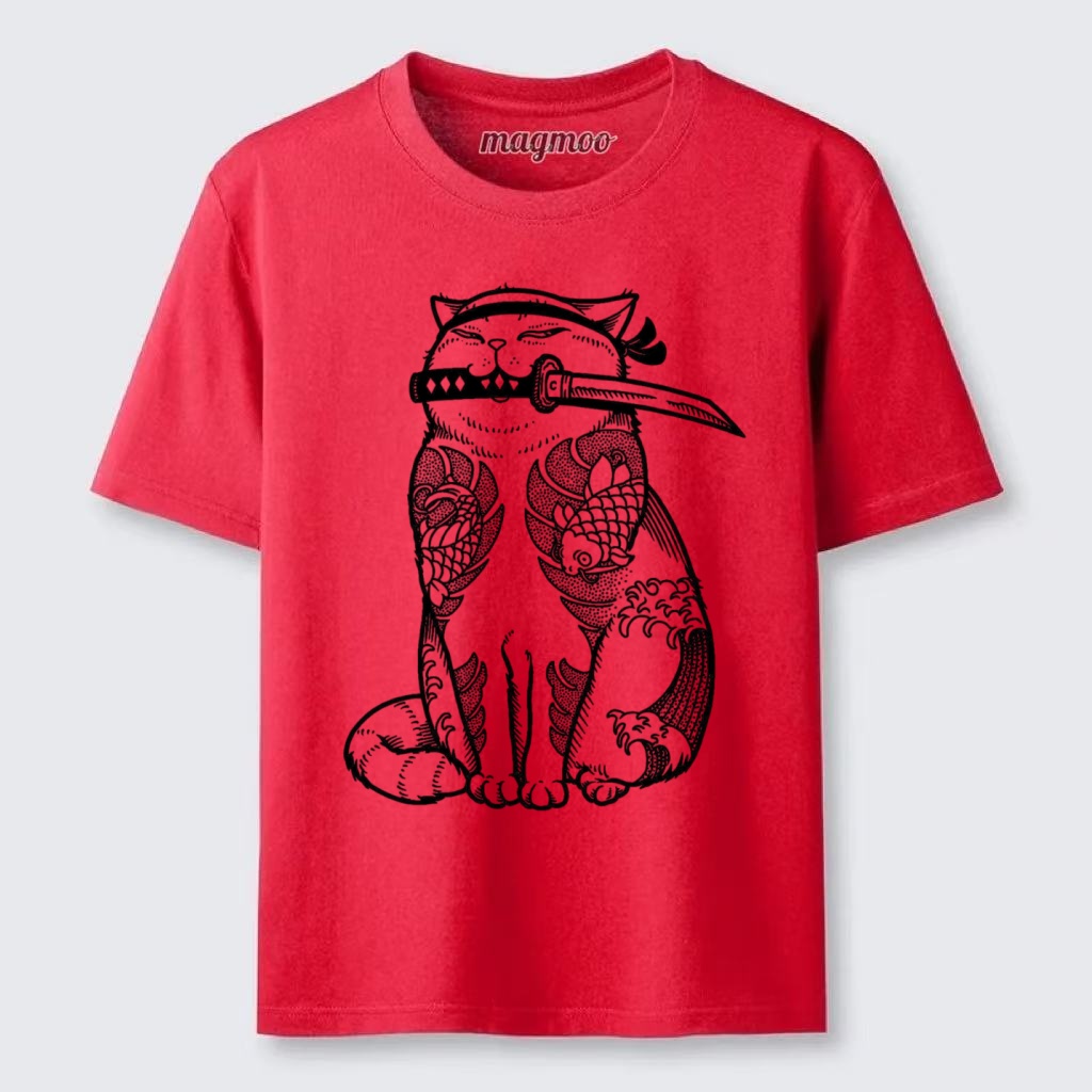 Magmoo Tattoo Cat T-shirt