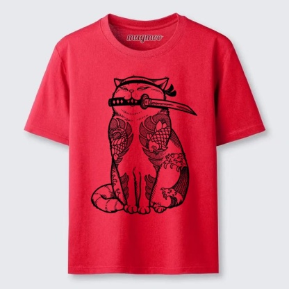 Magmoo Tattoo Cat T-shirt