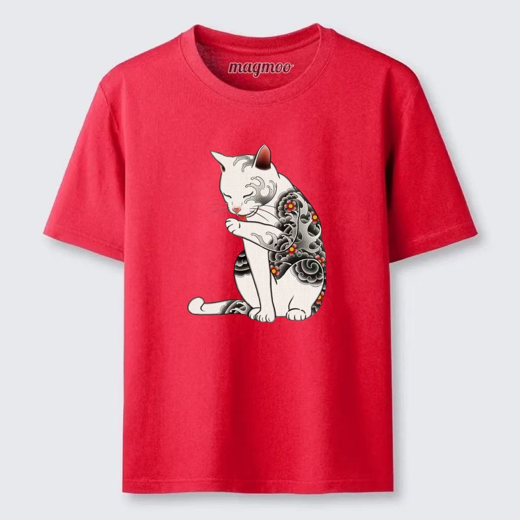 Magmoo Tattoo Yakuza Cat T-shirt