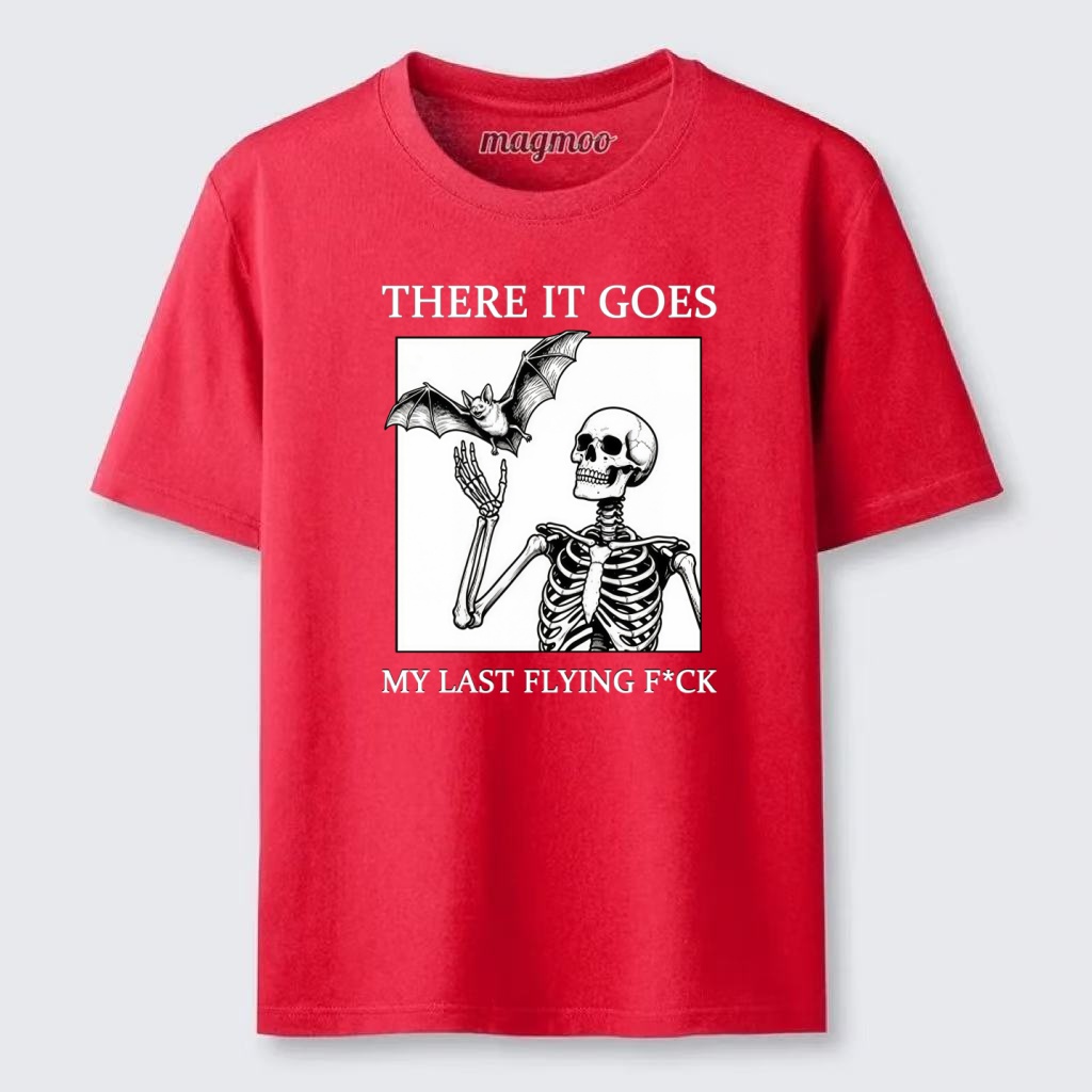 Magmoo Funny Skeleton Bat Meme Classic T-shirt