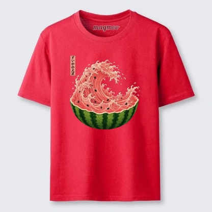 Magmoo Watermelon Wave Summer Ukiyo Art Classic T-shirt
