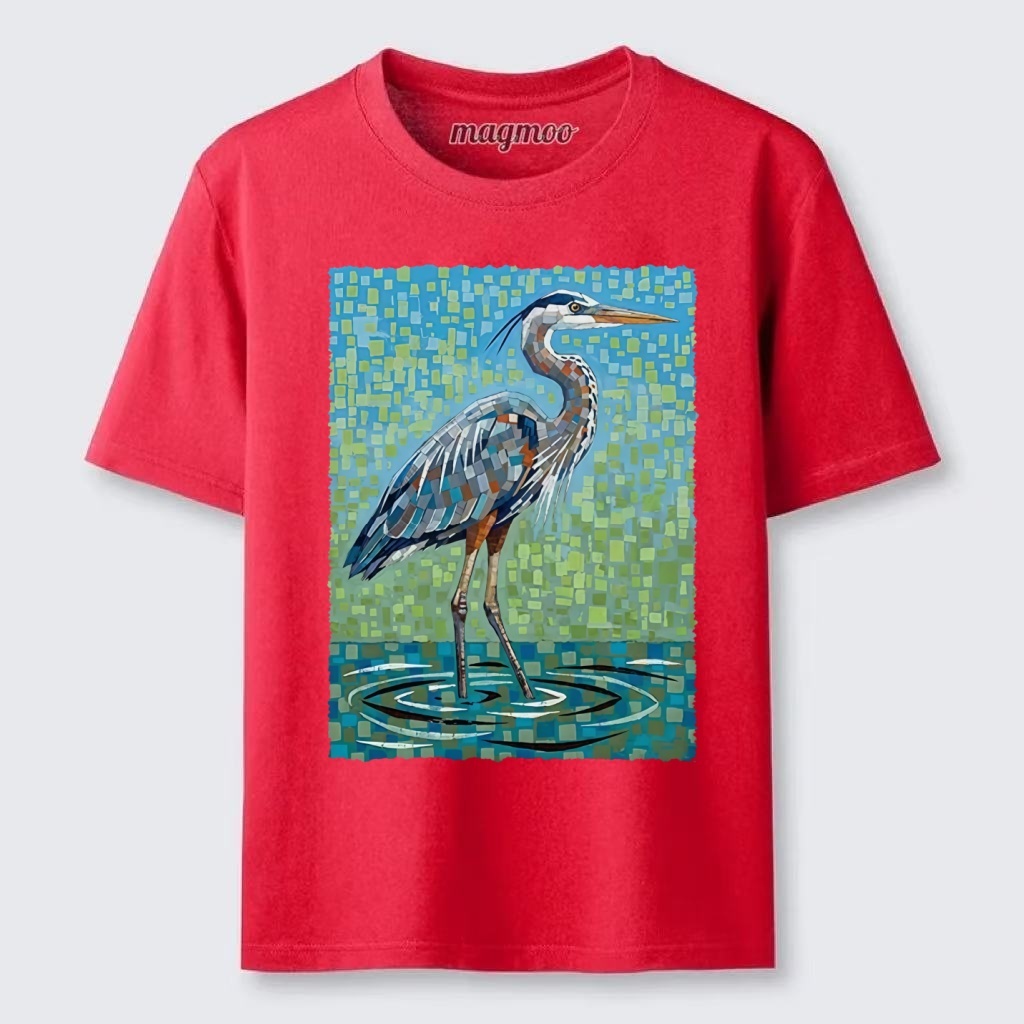 Magmoo Color Block Heron Classic T-shirt
