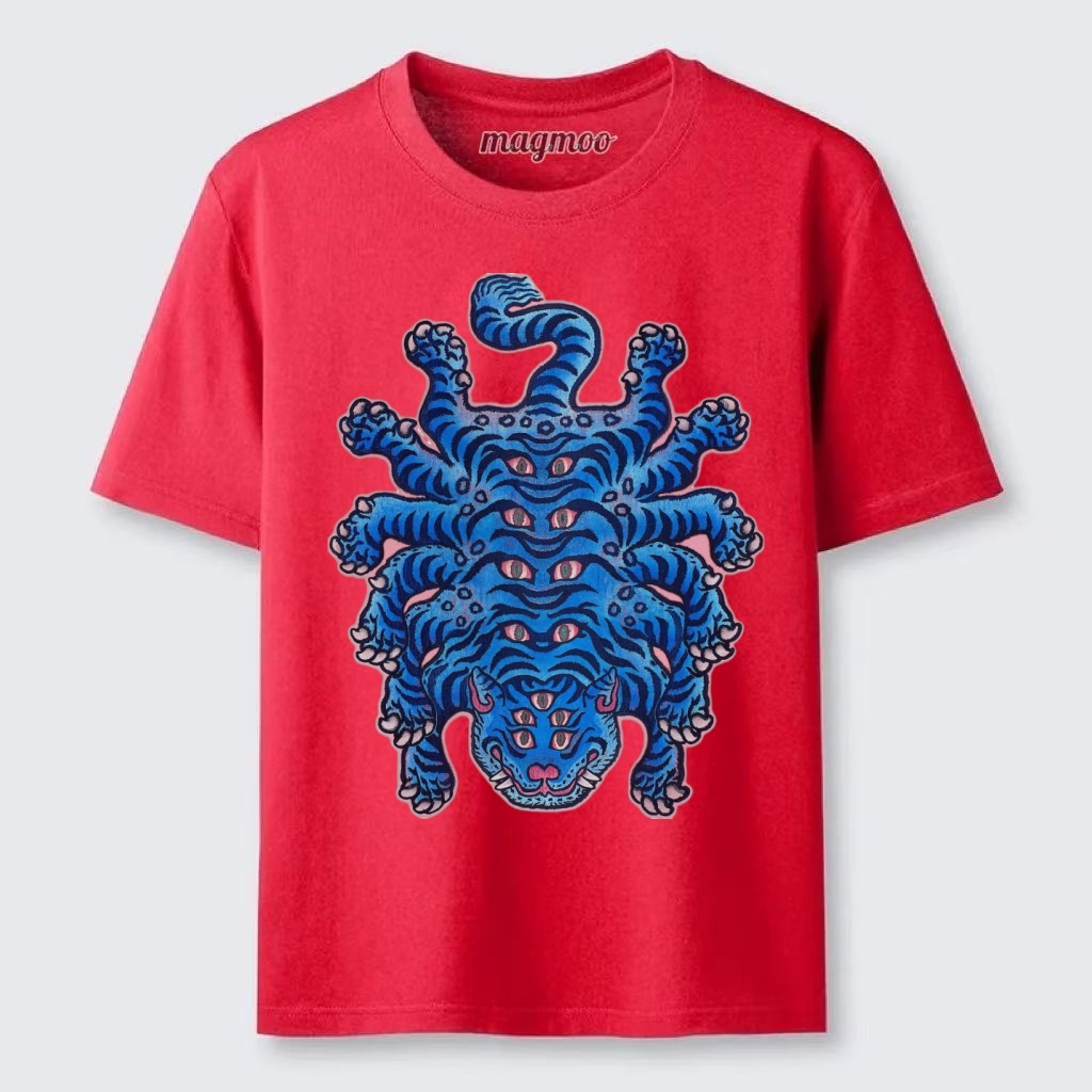 Magmoo Multi-Armed Blue T-shirt