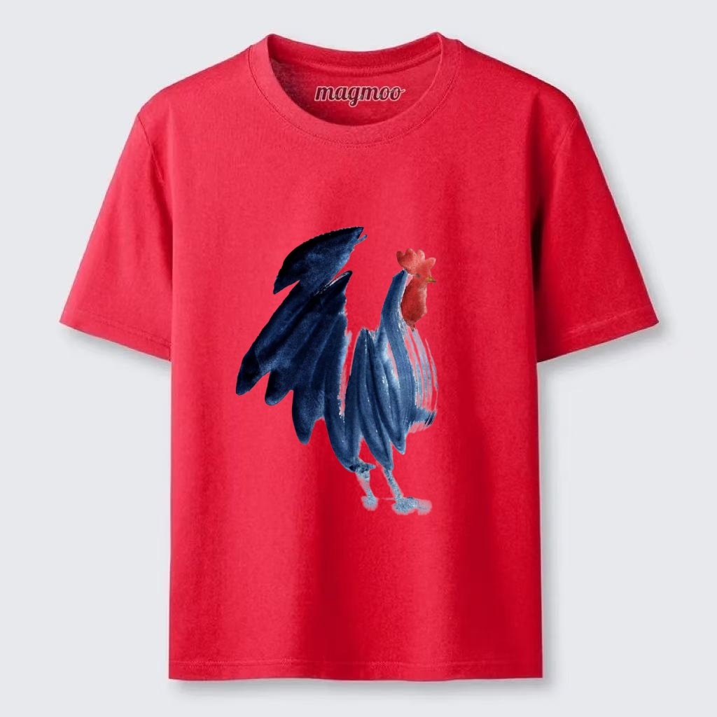 Magmoo Abstract Rooster Art T-shirt