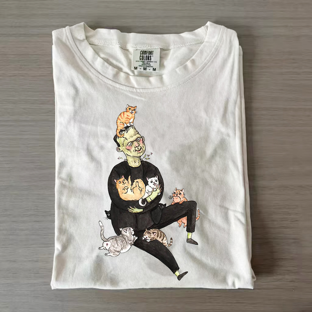 Horror Icons As Cat Lovers Shirt/Sweatshirt-Magmoo