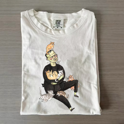 Horror Icons As Cat Lovers Shirt/Sweatshirt-Magmoo