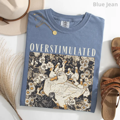 Overstimulated Mama Duck Shirt-Magmoo