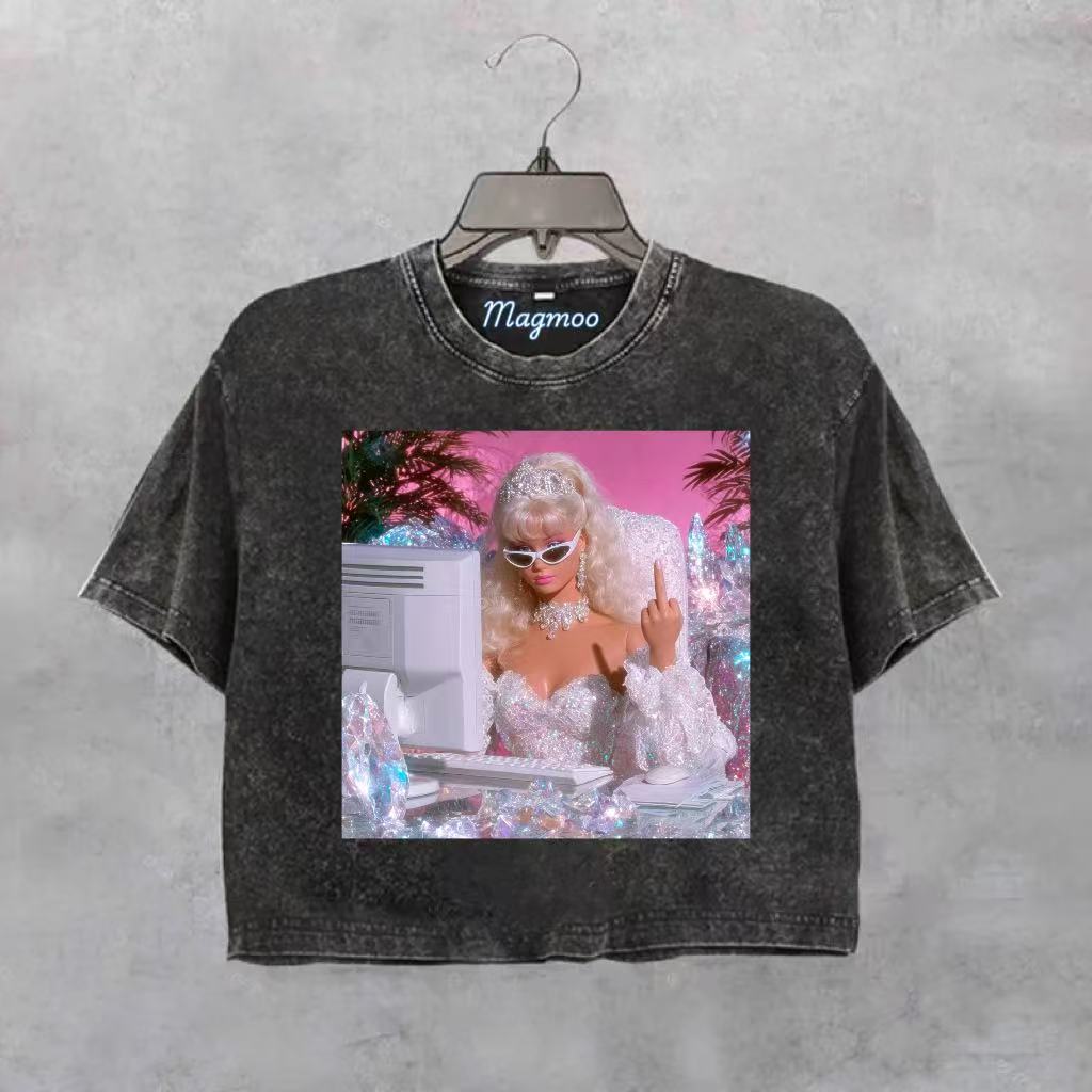 Funny Doll Face Girl Meme Shirt