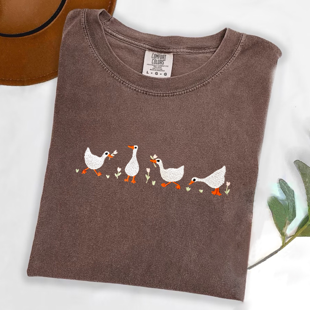Cute Duck Duck Goose T-shirt-Magmoo