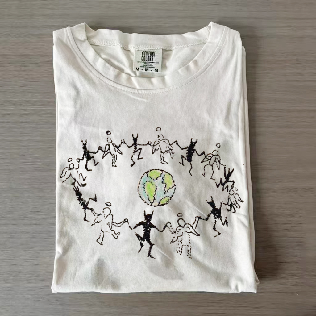 Angels and Demons Dance of Earth Artwork T-shirt-Lulueye