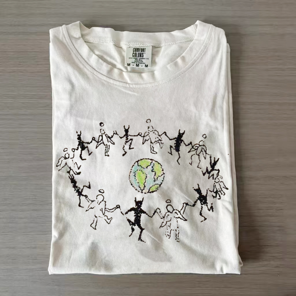 Angels and Demons Dance of Earth Artwork T-shirt-Magmoo