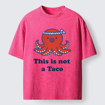 Magmoo This Is Not A Taco Washed T-Shirt