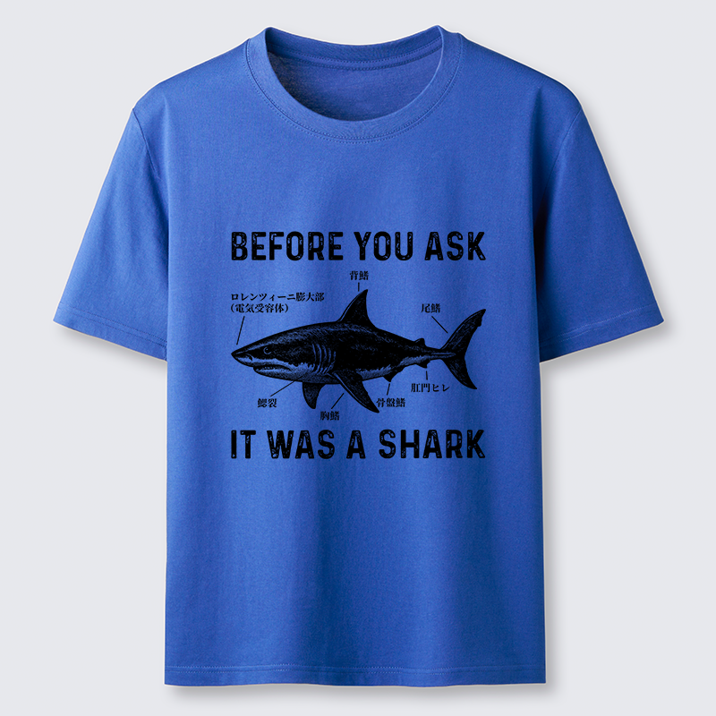 Magmoo Before You Ask It Was A Shark Classic T-Shirt-Magmoo