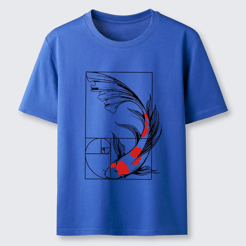 Magmoo Golden Ratio Koi Classic T-Shirt-Magmoo