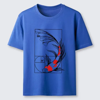 Magmoo Golden Ratio Koi Classic T-Shirt-Magmoo
