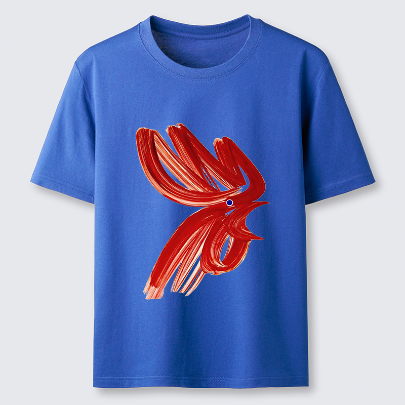 Magmoo Calligraphy Art Chicken Classic T-Shirt-Magmoo