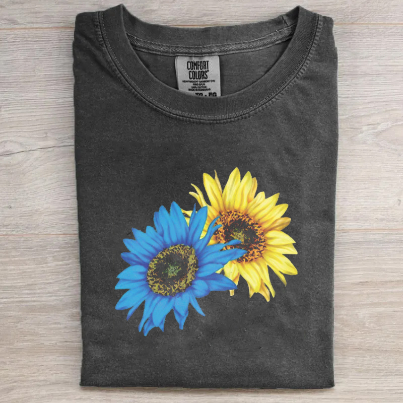 Comfort Colors Sunflower Ukraine T-shirt-Magmoo