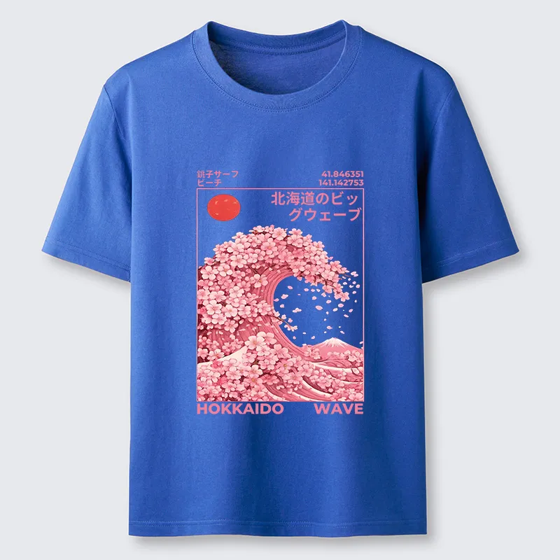Magmoo Sakura Wave Classic T-Shirt-Magmoo