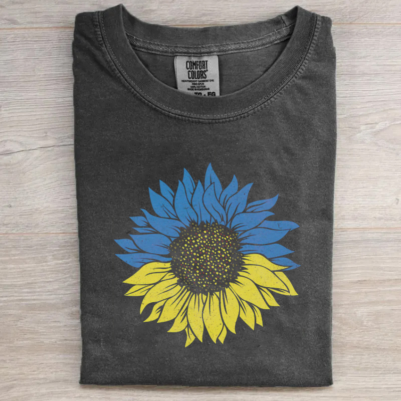 Comfort Colors Sunflower Ukraine T-shirt-Magmoo