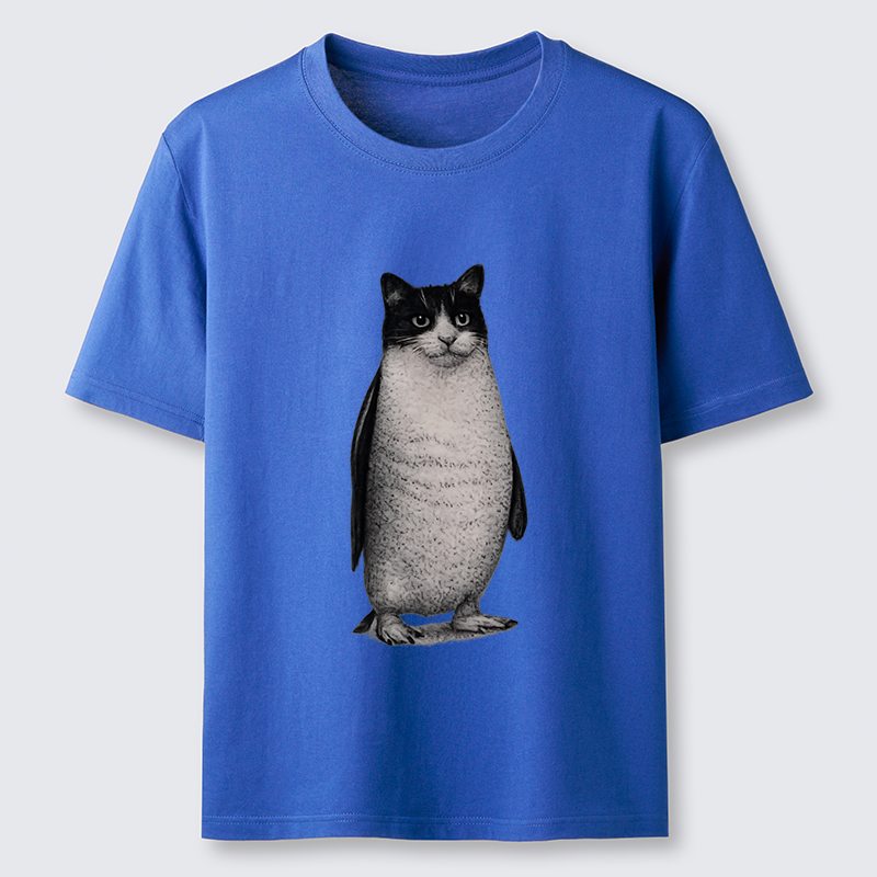 Magmoo Penguin Cat Classic T-Shirt-Magmoo