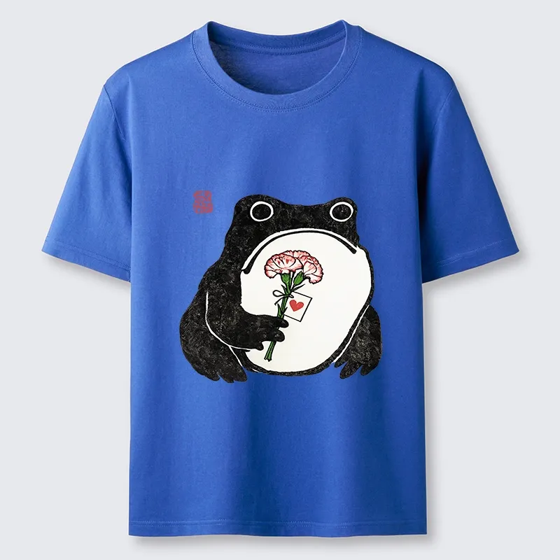 Magmoo The Frog Holding A Carnation Classic T-Shirt