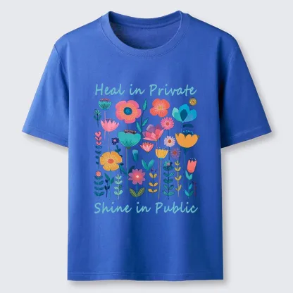 Magmoo Wildflower Growth:The "Heal & Shine"Aesthetic Classic T-Shirt-Magmoo