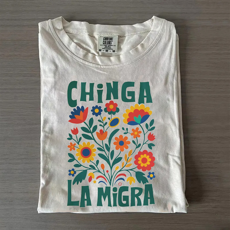 Chinga La Migra T-shirt-Magmoo