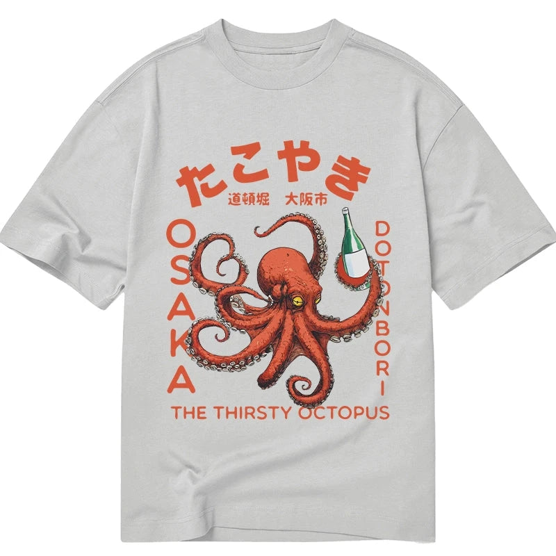 Magmoo Octopus Drinks Soju Classic T-Shirt