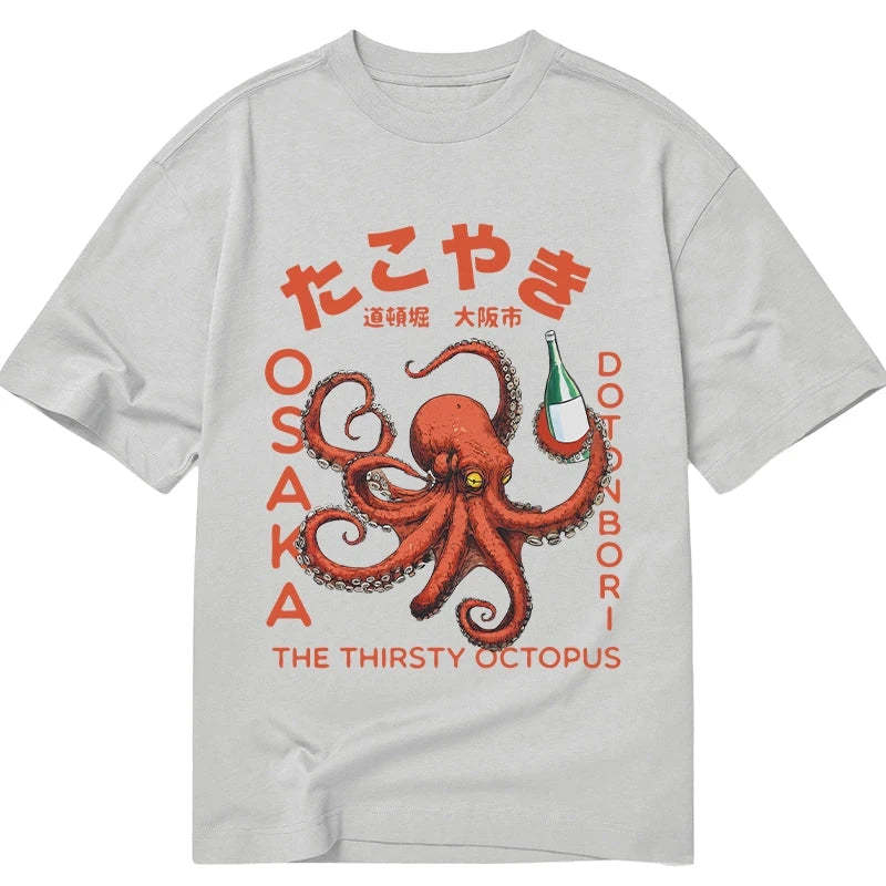 Magmoo Octopus Drinks Soju Classic T-Shirt