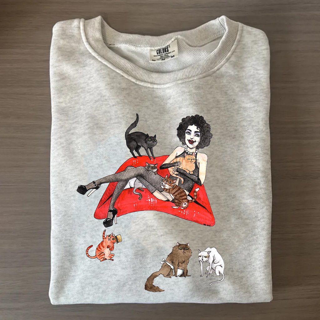 Horror Icons As Cat Lovers Shirt/Sweatshirt-Magmoo