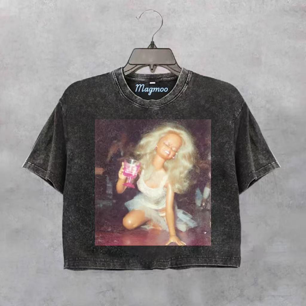 Funny Doll Face Girl Meme Shirt