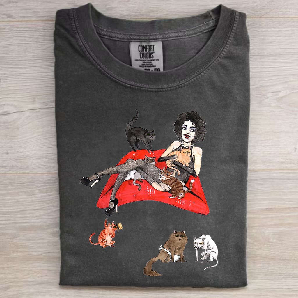 Horror Icons As Cat Lovers Shirt/Sweatshirt-Magmoo