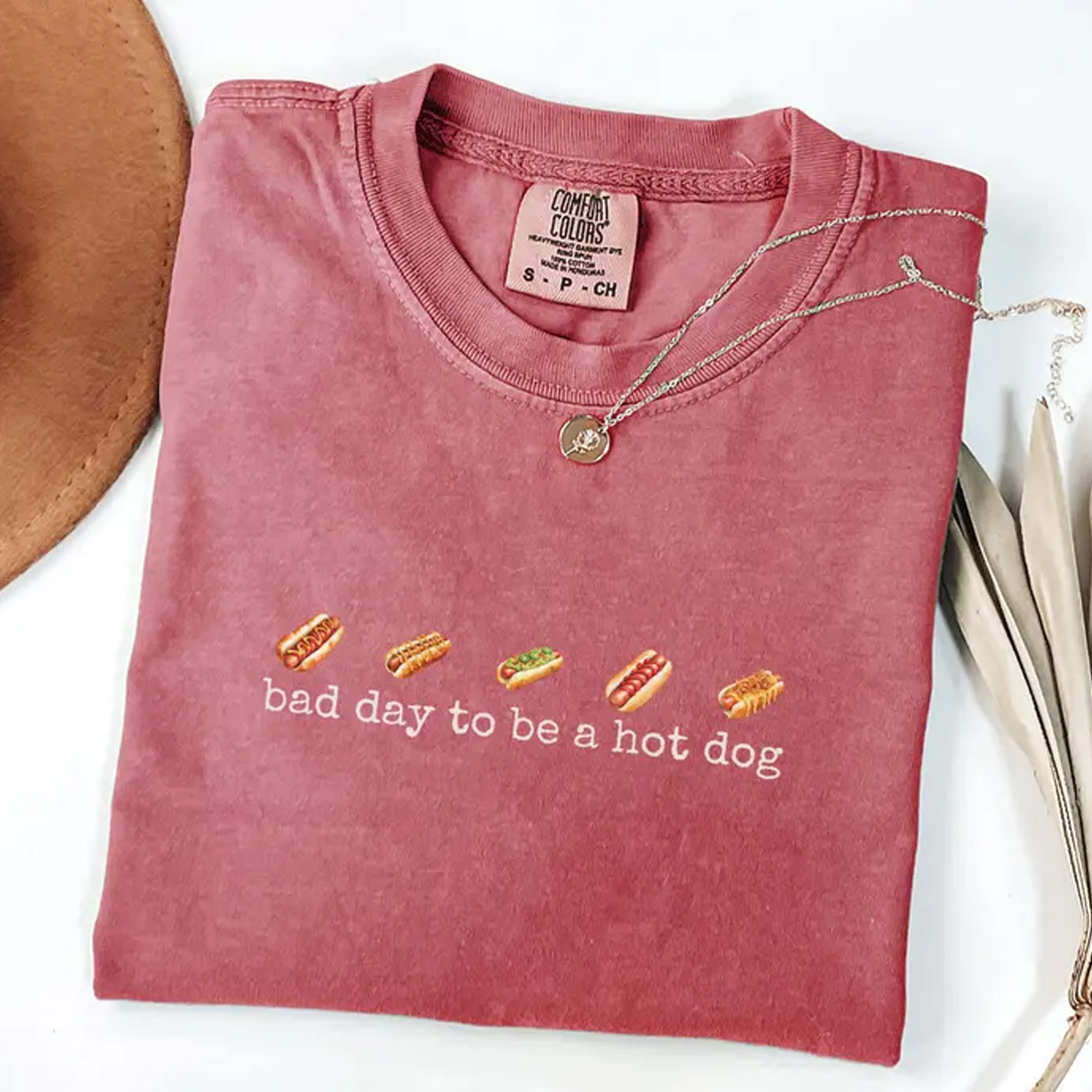 Bad Day to Be a Hotdog T-shirt-Magmoo