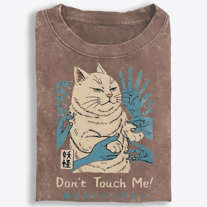 Personal Space Please - Grumpy Cat Retro Washed T-Shirt