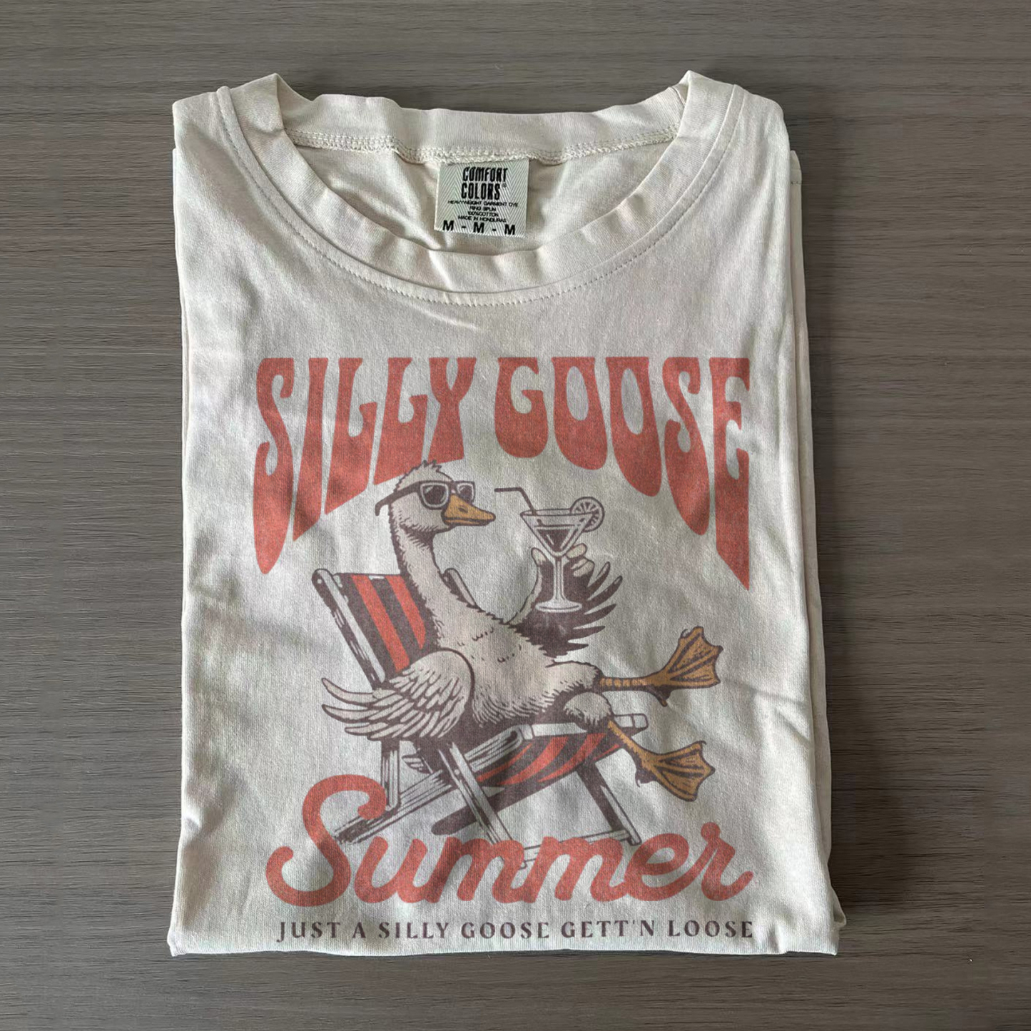 Silly Goose Summer T-shirt-Magmoo