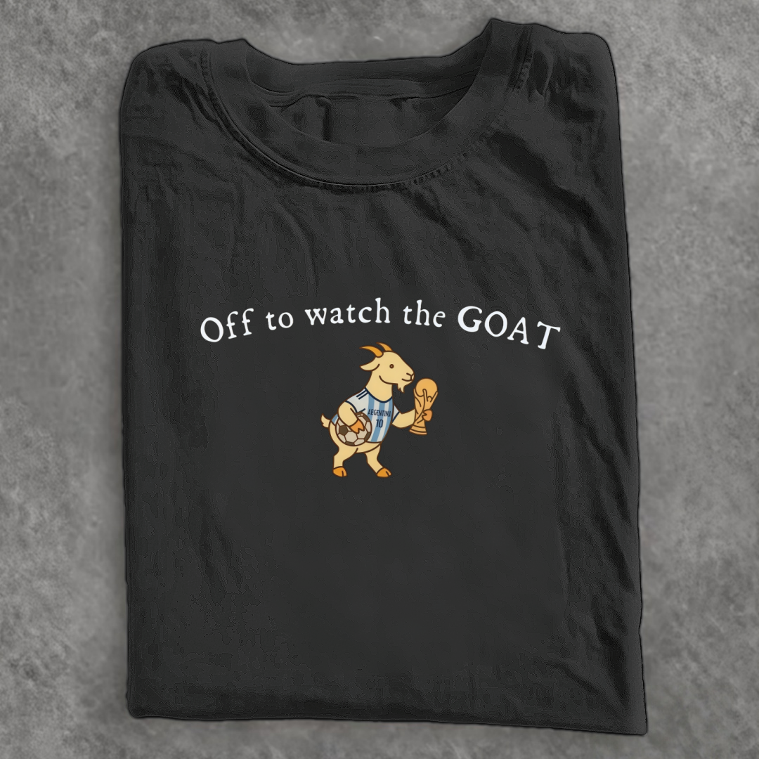 Magmoo Off To Watch The GOAT T-shirt