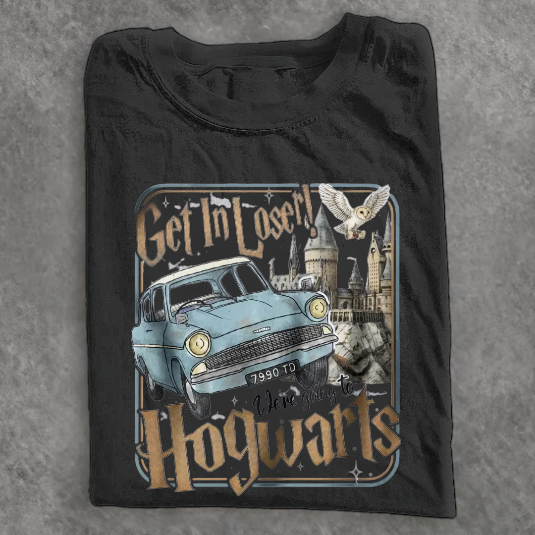 Magmoo Get In Loser We're Going To Hogwarts T-shirt