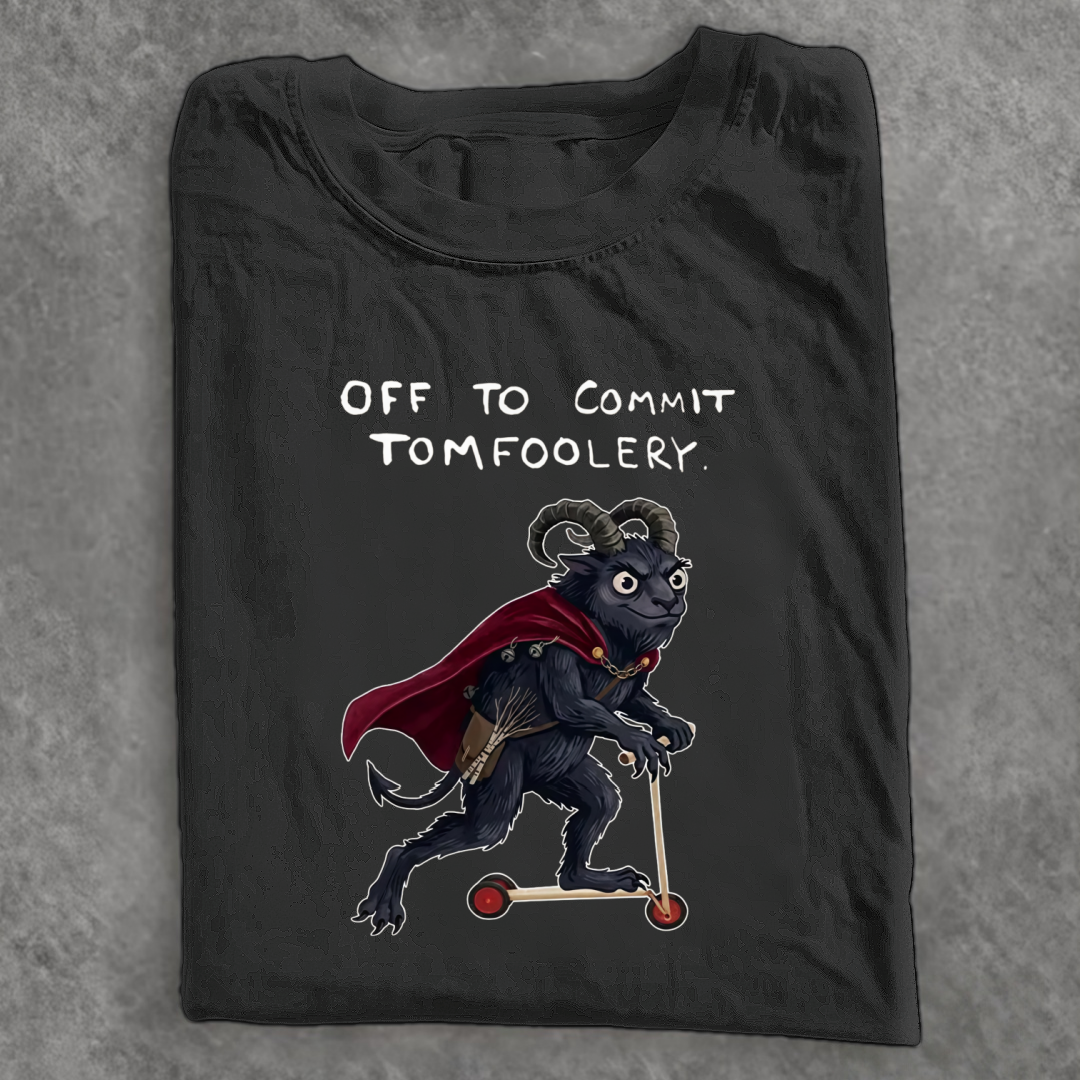 Magmoo Chaos Scooter Goat Funny Meme T-shirt