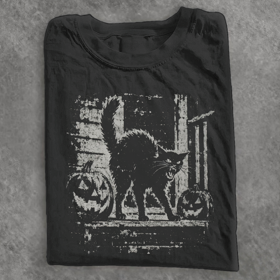 Magmoo Halloween Cat T-shirt