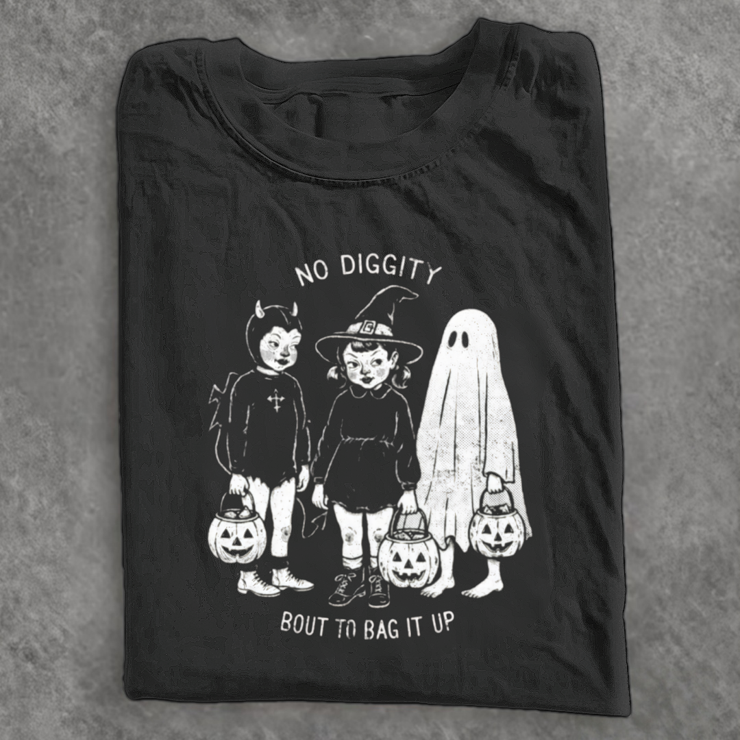 Magmoo No Diggity Halloween T-shirt